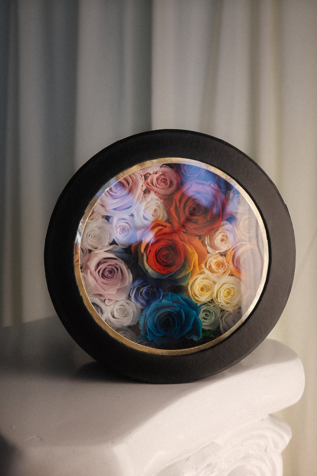 Prism Spectrum Premium Round Shadow Box